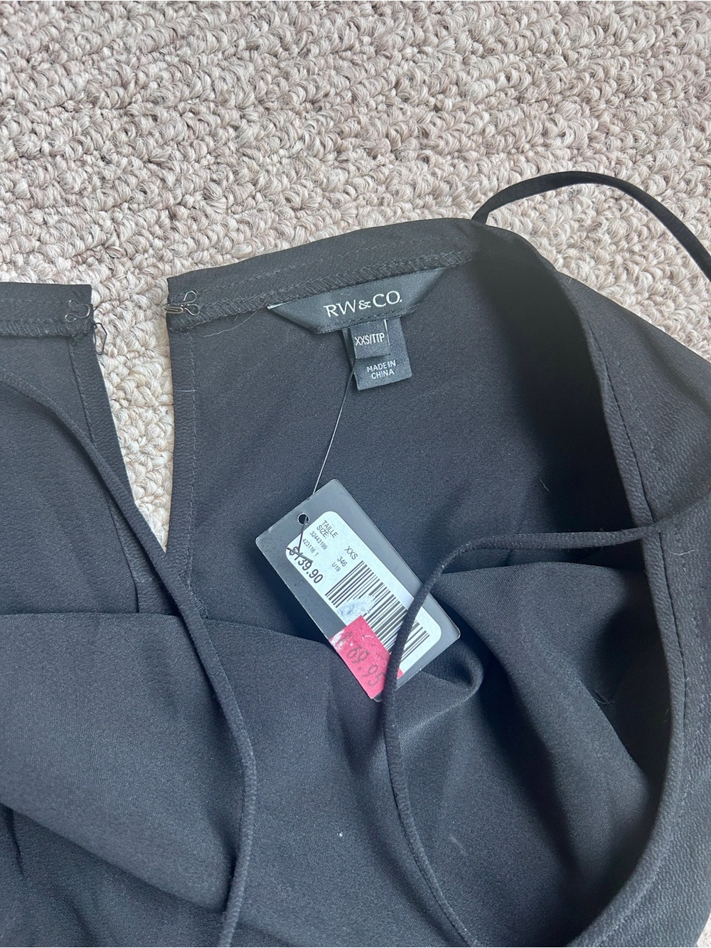 RW&CO. Black Spaghetti-Strap Jumpsuit - Picture 2 of 5